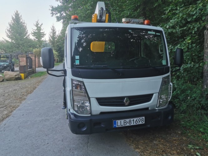 Podnośnik koszowy 28 metrów usługi minikoparką Lubartów